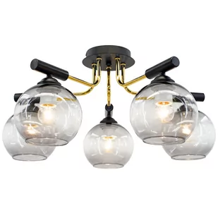 Lampa sufitowa BOLD 2207/5 BL TR Elem - Lampy sufitowe - miniaturka - grafika 1