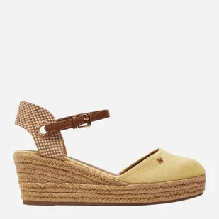Espadryle damskie na koturnie Wrangler Bela Semi Wedge 20241055.85A 37 24.5 cm Jasnożółte (5400821979915). Buty wsuwane slip-on damskie - Trampki damskie - miniaturka - grafika 1