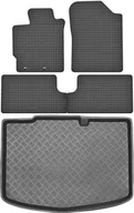 Dywaniki samochodowe - Toyota Yaris III Hatchback od 2011-2019r. Bagażnik MIX-PLAST 33042 + Dywaniki MOTOHOBBY 170905 - miniaturka - grafika 1