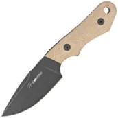 Noże - Nóż Viper Handy Natural Canvas Micarta, Black Stonewashed MagnaCut by Fabrizio Silvestrelli (VT4042CN) - miniaturka - grafika 1