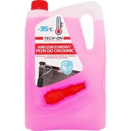 Płyny chłodnicze - Płyn do chłodnic + lejek -35°C różowy - gotowy do użycia 4 l TECH-ON - miniaturka - grafika 1