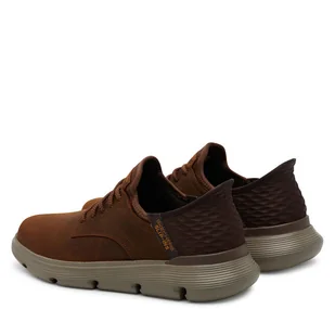 Półbuty Skechers Garza - Gervin 205046/CDB Brązowy - Półbuty męskie - miniaturka - grafika 1