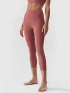 Legginsy - 4F Legginsy 4FAW23TFTIF155 Czerwony Slim Fit - miniaturka - grafika 1
