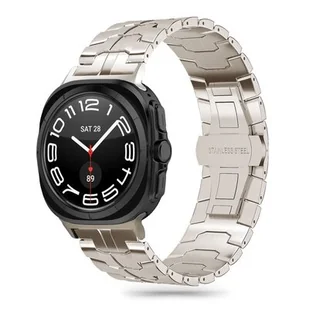 STAINLESS LINE BRANSOLETA STALOWA BRANSOLETKA PASEK DO ZEGARKA SAMSUNG GALAXY WATCH ULTRA 47MM - TITANIUM - Akcesoria do smartwatchy - miniaturka - grafika 1