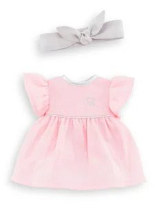 Corolle Ubranko "Corolle MC dress with hair band" w kolorze różowym dla lalek - 4+ - Akcesoria dla lalek - miniaturka - grafika 1