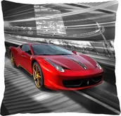 Kołdry i poduszki dla dzieci - Bertoni-arco Poduszka - FERRARI - 40x40 cm - miniaturka - grafika 1