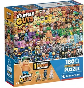 Clementoni Puzzle 180el Stumble Guys 29321 - Przybory szkolne - miniaturka - grafika 1