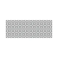 Wykładziny - Chodnik dywanowy Adrianie czarno-biały 50 x 180 cm Inspire - miniaturka - grafika 1
