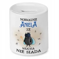 Skarbonki - SKARBONKA DLA BABCI TA BABCIA JEST OSOM PREZENT z Nadrukiem ze Zdjęciem + Opakowanie na prezent (wzór 03) - miniaturka - grafika 1