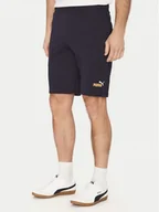 Spodenki damskie - Puma Szorty sportowe Ess 684715 Granatowy Regular Fit - miniaturka - grafika 1