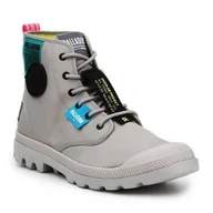 Trampki damskie - Buty Palladium Lite Ovb Neon U 77082-243 szare - miniaturka - grafika 1