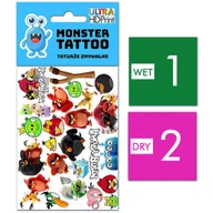 Zabawki kreatywne - TATUAŻE ZMYWALNE DLA DZIECI ANGRY BIRDS WZORY ORYGINALNE - miniaturka - grafika 1