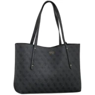 Torebki damskie - Torebka Shopperka Brenton Tote HWLG96 48230 Coal Logo (GU759-a) Guess - miniaturka - grafika 1