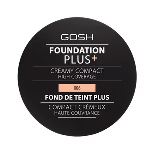 Gosh Foundation Plus Creamy Compact Podkład w kompakcie 006 Honey 9g 1234605324 - Podkłady do twarzy - miniaturka - grafika 1
