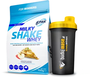 Milky Shake Whey 700G + Shaker 700Ml - Produkty specjalne dla sportowców - miniaturka - grafika 1