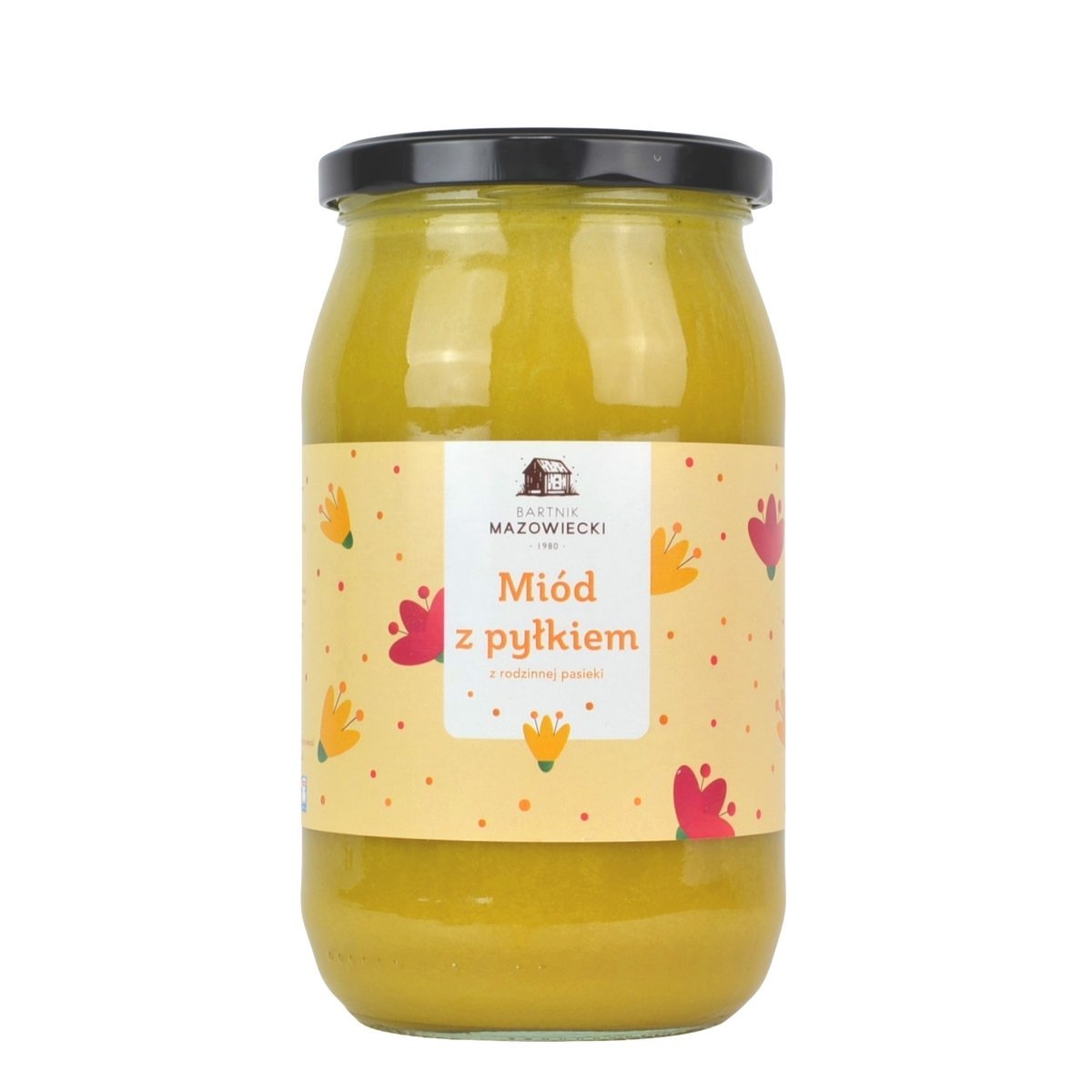 Miód z pyłkiem pszczelim 1000 g / Bartnik Mazowiecki