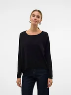 Swetry damskie - Vero Moda Sweter w kolorze czarnym - miniaturka - grafika 1