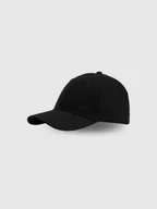 Czapki damskie - 4F Czapka z daszkiem snapback uniseks - czarna XS/S (56cm) - miniaturka - grafika 1