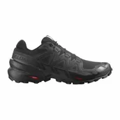 Buty sportowe damskie - Buty Salomon Speedcross 6 Wide Black - miniaturka - grafika 1