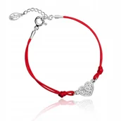 Bransoletki - Bransoletka serce Swarovski Elements srebrna - miniaturka - grafika 1