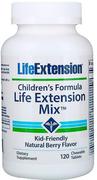 Witaminy i minerały - Life Extension Children's Formula Mix Natural Jagoda (120 tab do żucia) Life Extension 890F-19092 - miniaturka - grafika 1