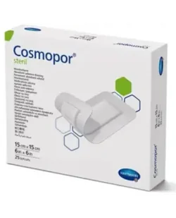 Cosmopor Steril, opatrunek jałowy 15 cm x 15 cm, 25 sztuk - Apteczki i materiały opatrunkowe - miniaturka - grafika 1