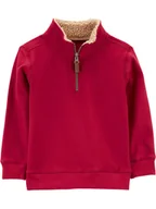 Bluzy i sweterki niemowlęce - carter's Bluza w kolorze czerwonym - miniaturka - grafika 1