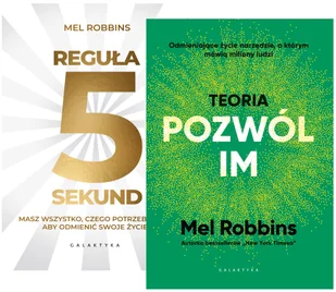 Pakiet Teoria quotpozwól imquot, Reguła 5 sekund - Mel Robbins - książka - Rozwój osobisty - miniaturka - grafika 1