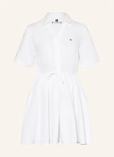 Tommy Hilfiger Sukienka Z Lnu weiss - Sukienki - miniaturka - grafika 1