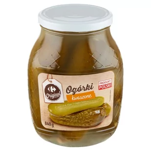 Carrefour Original Ogórki kwaszone 840 g - Warzywa w marynacie - miniaturka - grafika 1