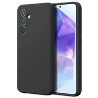 Etui i futerały do telefonów - Etui CRONG Color Cover do Samsung Galaxy A55 5G Czarny - miniaturka - grafika 1