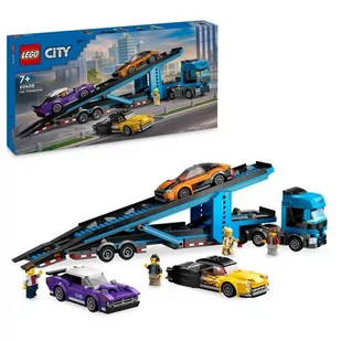 LEGO 60408 City Laweta z samochodami sportowymi - Klocki - miniaturka - grafika 1