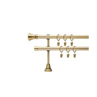 Karnisze - Karnisz podwójny Capri 19 mm 160 cm antyk - miniaturka - grafika 1