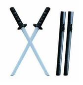 Stroje karnawałowe - Miecze Deadpool Superbohater Zestaw 2 Szt Cosplay - miniaturka - grafika 1