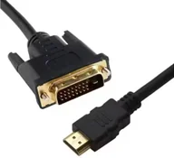 Kable komputerowe i do monitorów - Kabel Icidu Kabel Brackton DVI - HDMI 2K 60Hz 1m 4250923700631 DHD-SKB-0100.B 4250923700631 - miniaturka - grafika 1