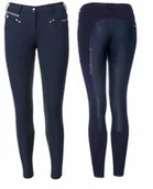 Bryczesy - Pikeur Bryczesy DAKONA GRIP z silikonowym lejem granatowe - miniaturka - grafika 1