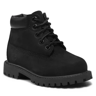 Buty dla chłopców - Trapery TIMBERLAND - 6 In Premium Wp Boot TB0128070011 Black Nubuck - grafika 1