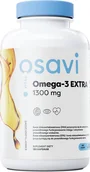 Suplementy naturalne - OSAVI Omega-3 Extra 1300mg (Olej rybi z ryb pelagicznych) 180 Kapsułek żelowych Cytryna - miniaturka - grafika 1