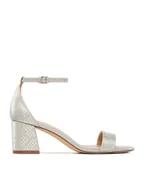 Sandały damskie - DeeZee Sandały CEO-HJY0223010-1 Srebrny - miniaturka - grafika 1