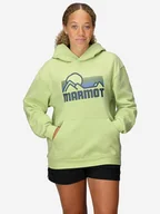 Bluzy sportowe damskie - Marmot Bluza funkcyjna w kolorze zielonym - miniaturka - grafika 1