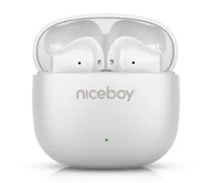 Słuchawki - Niceboy Beans 4 POP - 200 mAh + 2x 30 mAh IPX4 biały - miniaturka - grafika 1