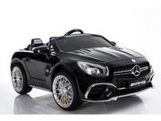 Pojazdy elektryczne dla dzieci - LEAN CARS Auto na Akumulator Mercedes SL65 Czarny Lakier - miniaturka - grafika 1