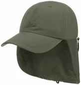 Czapki i chusty sportowe męskie - Czapka z Ochroną Syzi Supplex by Lipodo, oliwkowy, L (57-58 cm) - miniaturka - grafika 1