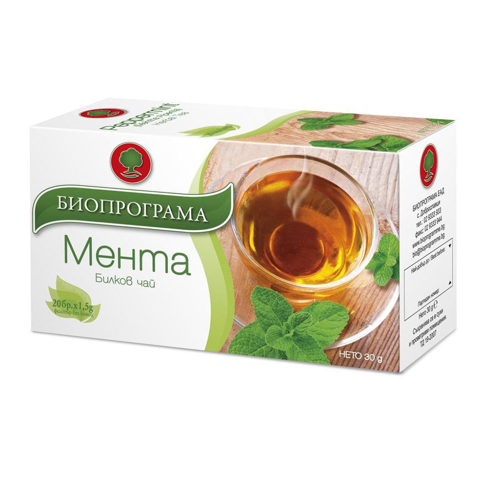Herbata ziołowa z miętą pieprzową Bioprograma