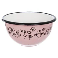 Miski i półmiski - Orion Miska miseczka emaliowana LOUKA RÓŻOWA 12 cm 0,5L 124780 - miniaturka - grafika 1