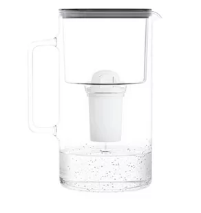 Szklany dzbanek filtrujący Wessper FutureFlow Aquaclassic + 1x Filtr wody 3,3 L Czarny - Dzbanki filtrujące - miniaturka - grafika 1