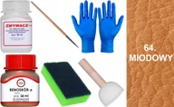 Środki do obuwia i ubrań - MIODOWY 64 Renoskór ZESTAW DO RENOWACJI SKÓRY LICOWEJ Farba Zmywacz Pędzel - miniaturka - grafika 1