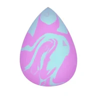 Gąbeczki do makijażu - Marble Make Up Sponge gąbeczka 3D do makijażu Marmurkowa - miniaturka - grafika 1