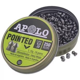 Apolo - Śrut do wiatrówki Pointed Extra Heavy GEN-2 - 5.5 mm - 250 szt - E19601 - Amunicja do wiatrówek - miniaturka - grafika 1