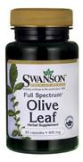 Suplementy naturalne - Swanson, Usa Full Spectrum Olive Leaf (Liść oliwny) 400 mg - suplement diety 60 kaps. - miniaturka - grafika 1